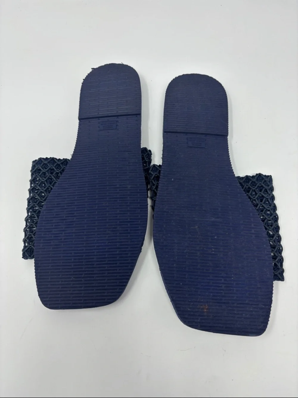 Havaianas Navy Mesh Slide Sandals 39 40 - Picture 2 of 3